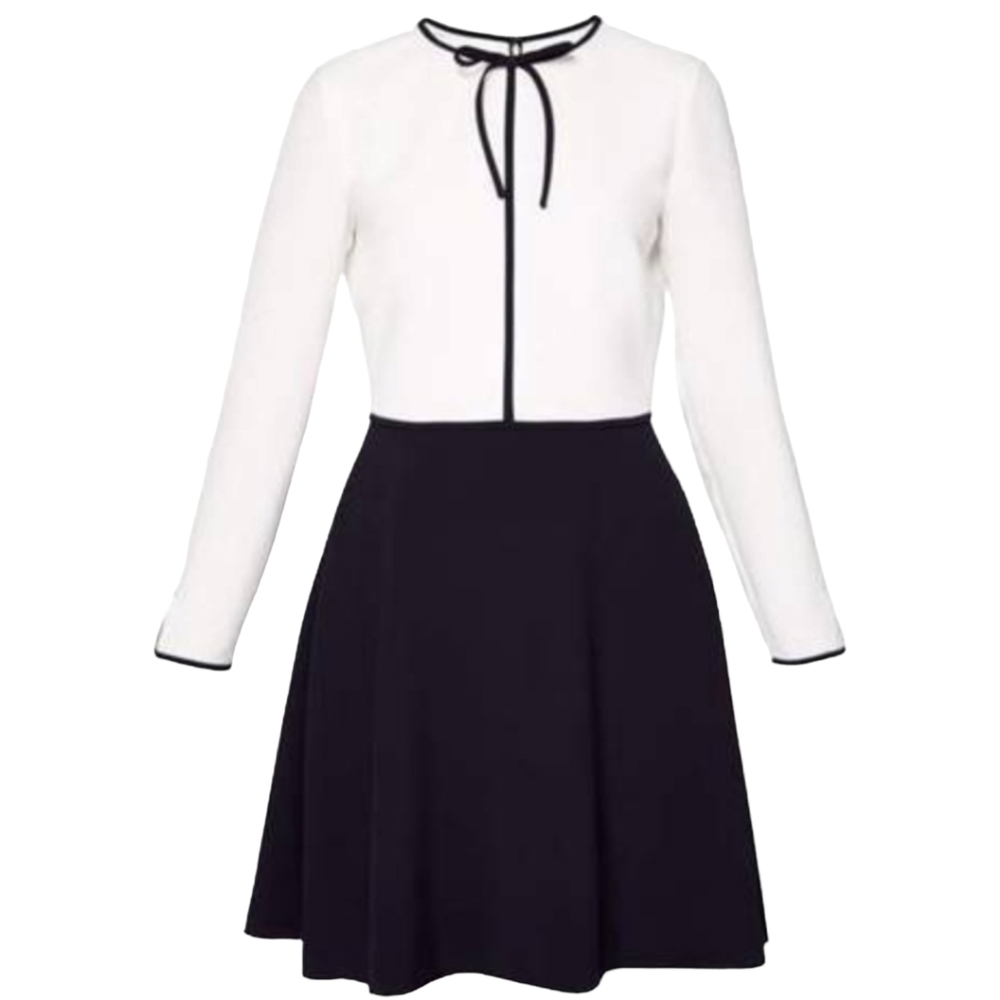 Ted Baker Loozy Neck Tie Skater Dress